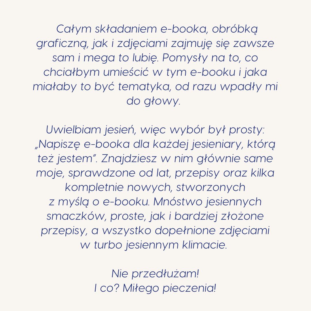 Autumn Cute E-book. Jesienne słodkości