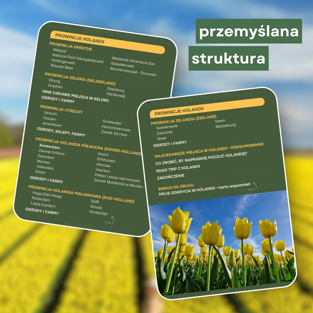 Holandia, jakiej nie znasz. Interaktywny przewodnik