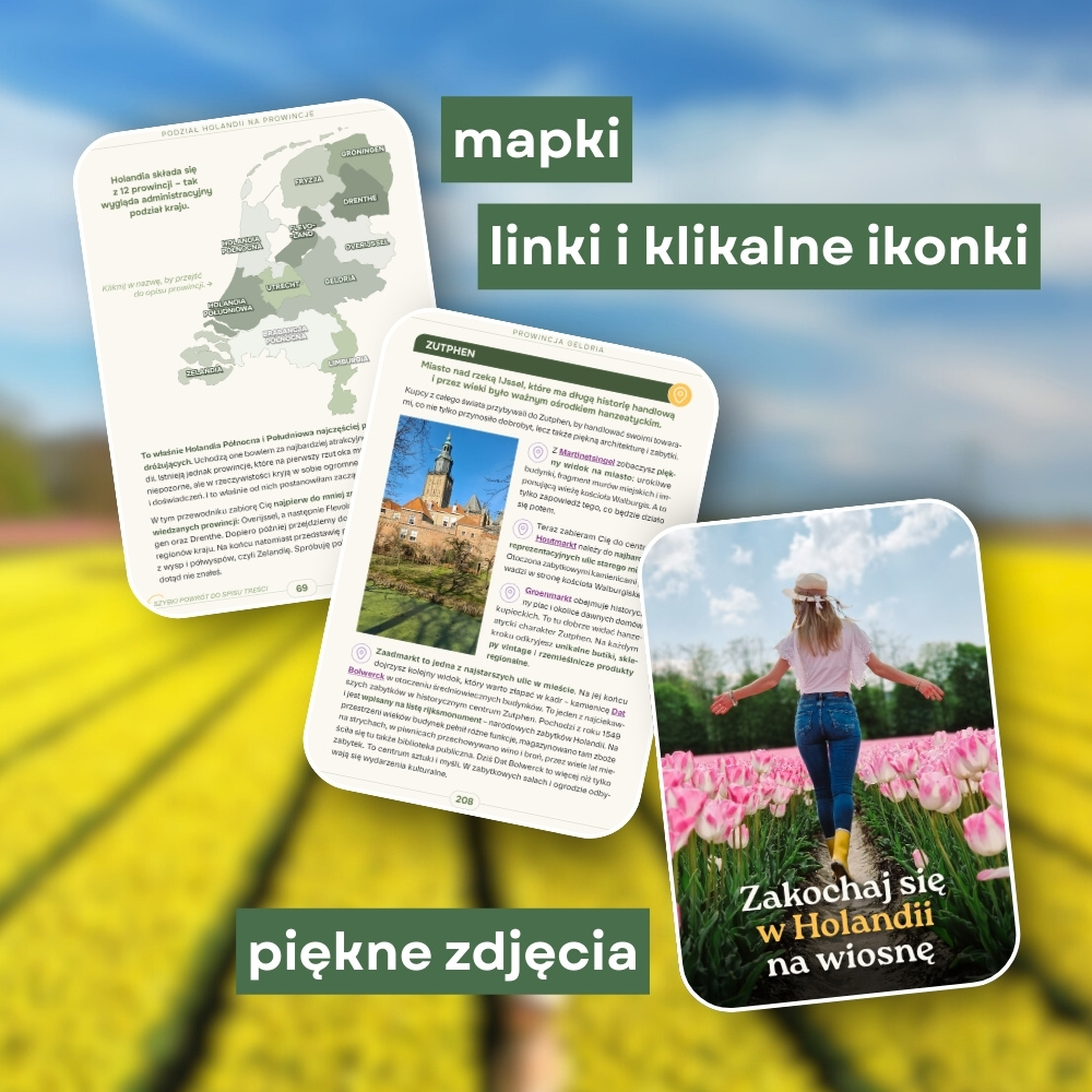 Holandia, jakiej nie znasz. Interaktywny przewodnik