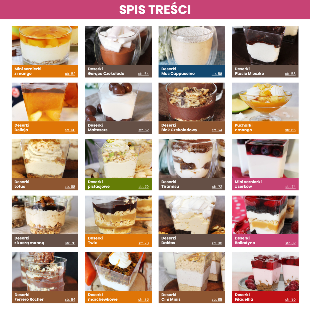 100 mini deserków