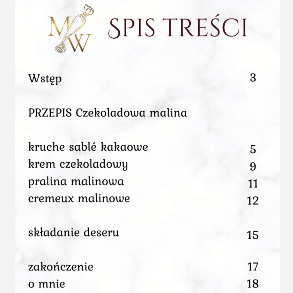 tartaletka Czekoladowa malina