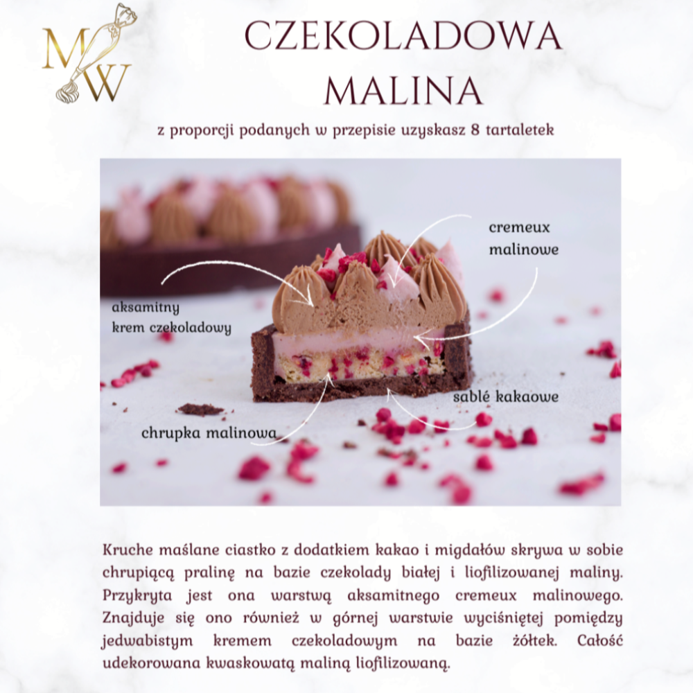 tartaletka Czekoladowa malina
