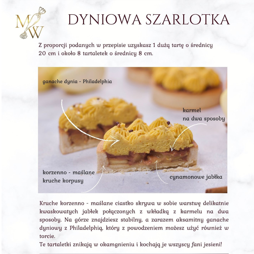tartaletka Dyniowa szarlotka