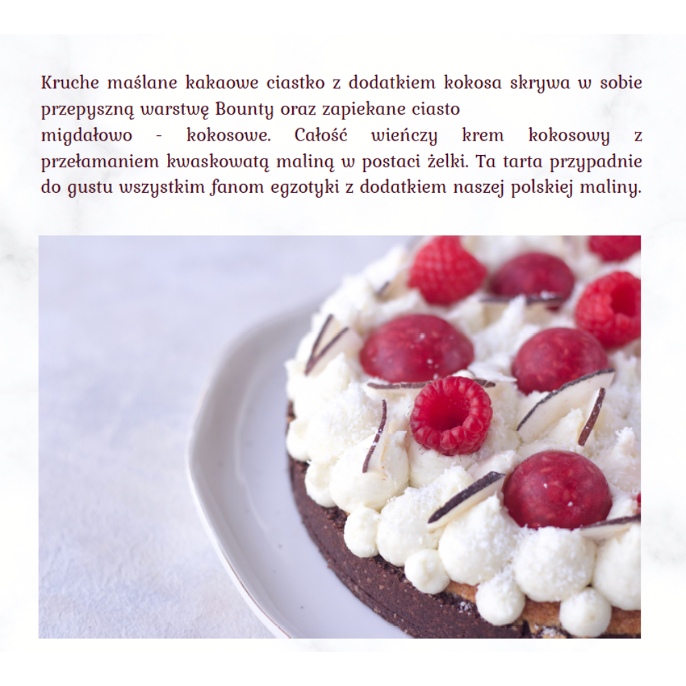 tartaletka Kokos i malina