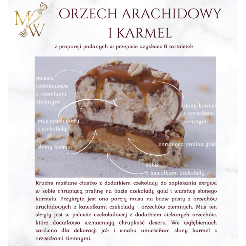 tartaletka Orzech arachidowy i karmel