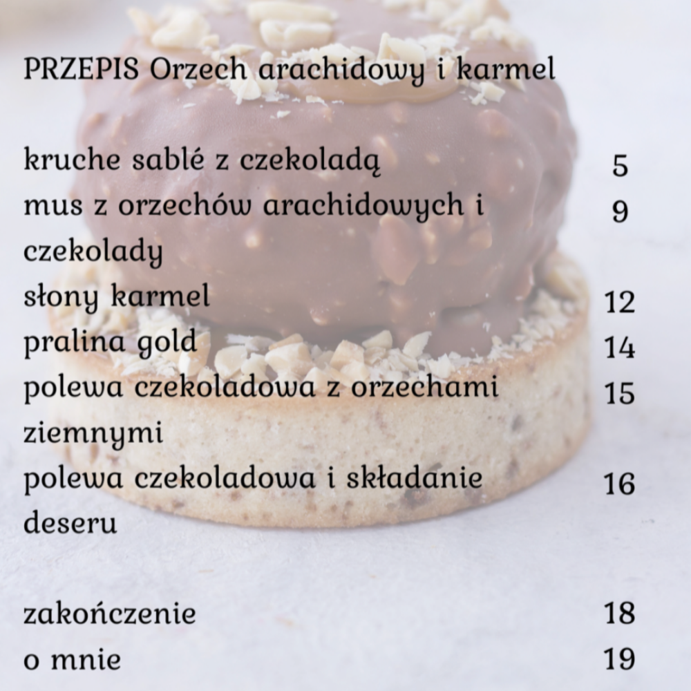 tartaletka Orzech arachidowy i karmel