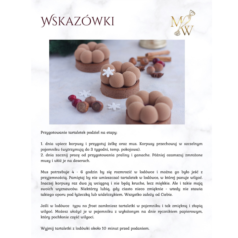 tartaletka Piernik z żurawiną