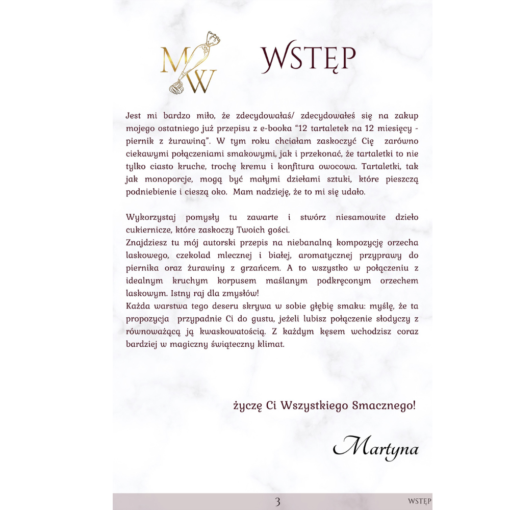 tartaletka Piernik z żurawiną