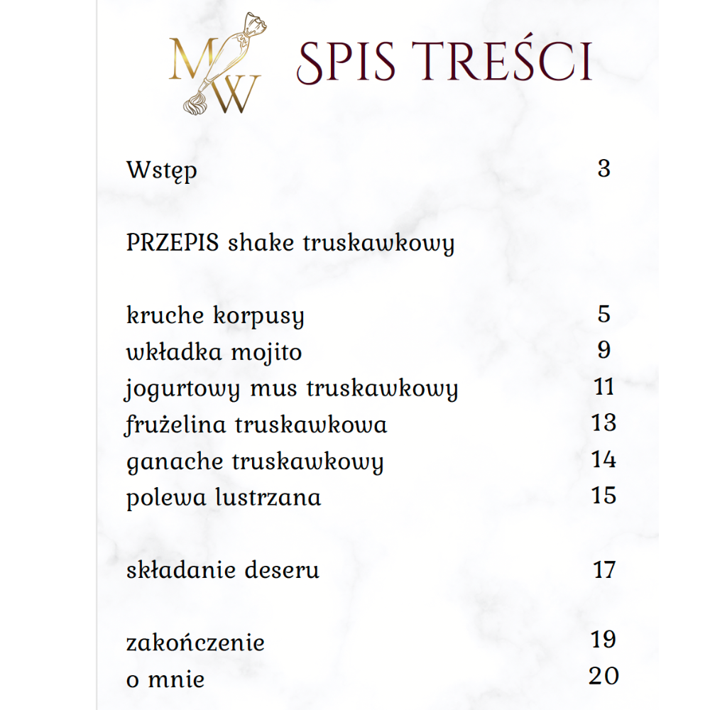 tartaletka Shake truskawkowy