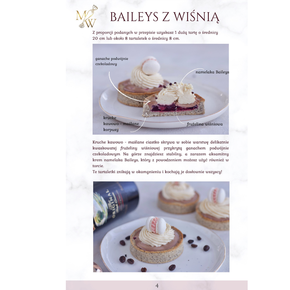 12 tartaletek na 12 miesięcy – Wiśnia i Baileys
