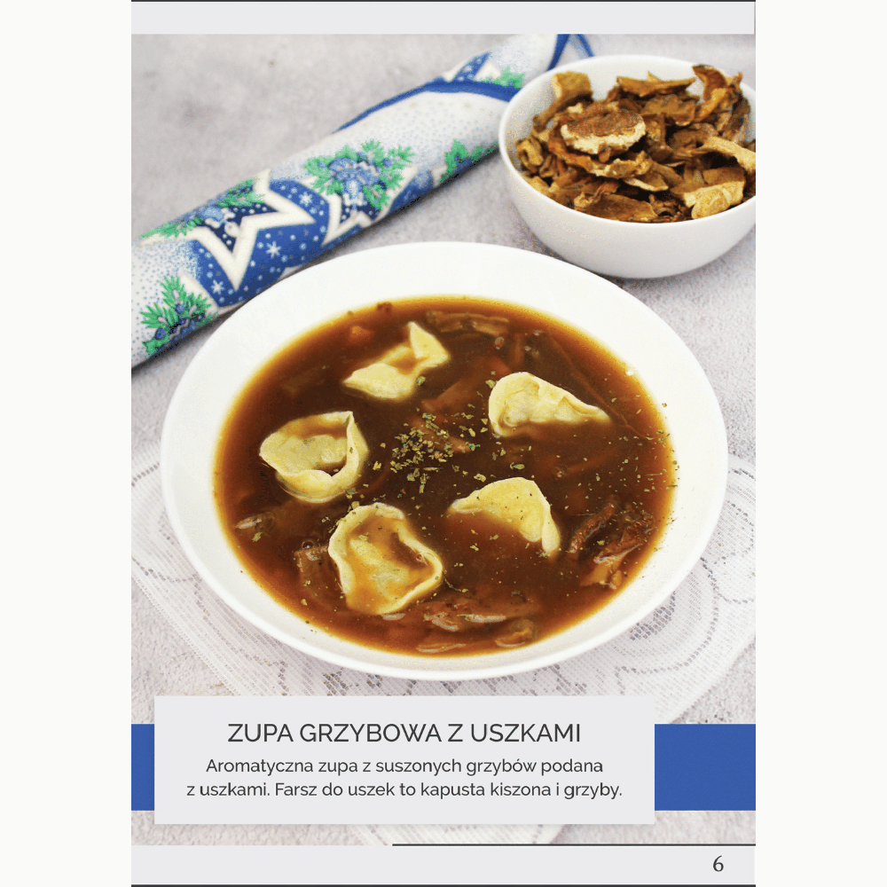 Zupa grzybowa z uszkami