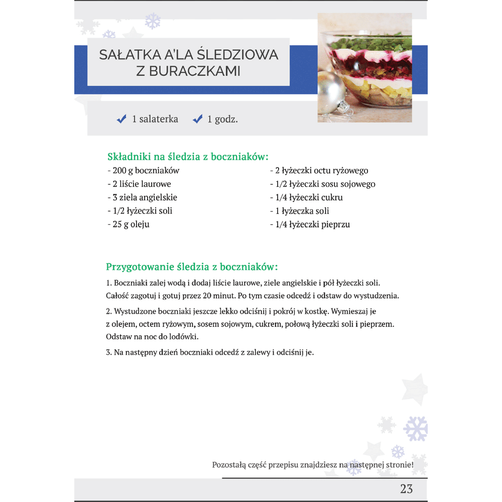 Sałatka a'la śledziowa z buraczkami
