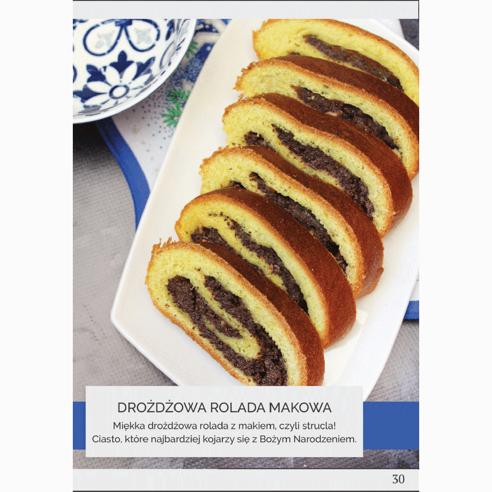 Drożdżowa rolada makowa