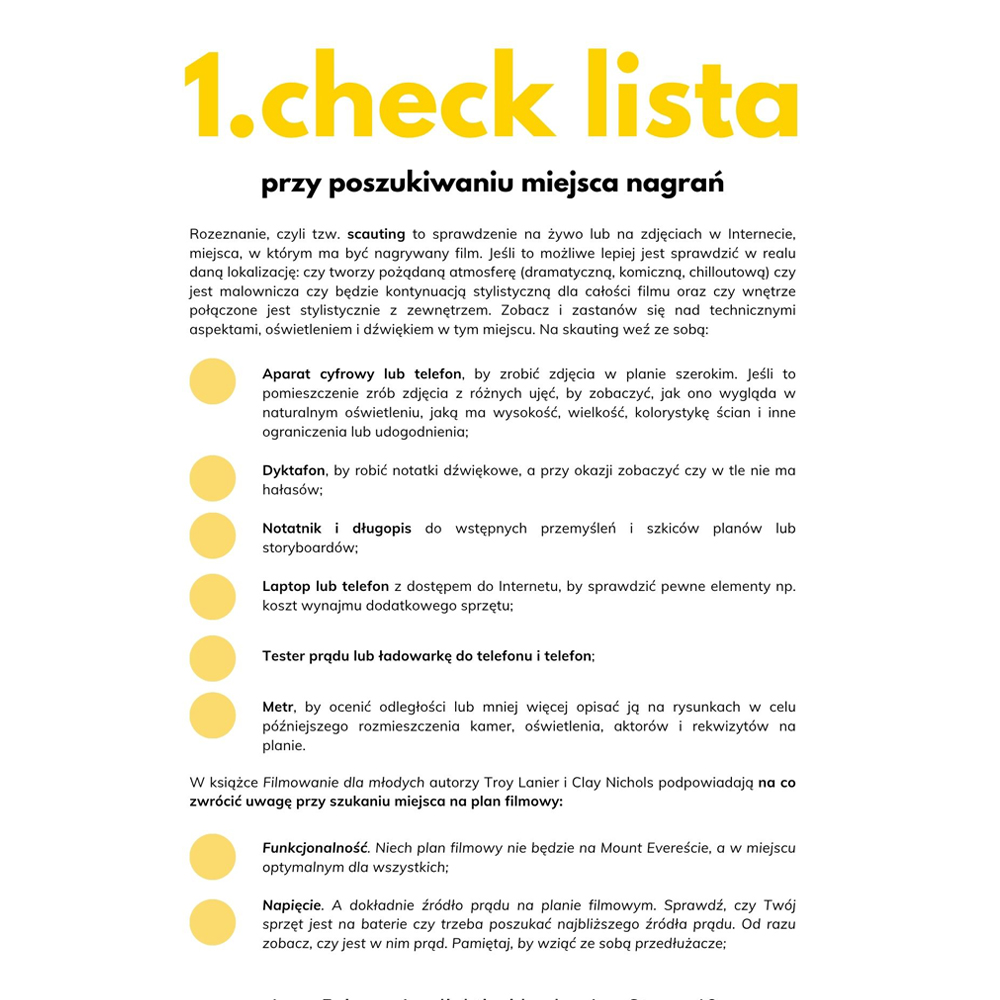 Jak przygotować się przed nagraniami video. Check listy, organizacja miejsca, stylizacja i ćwiczenia na chwilę przed wystąpieniem