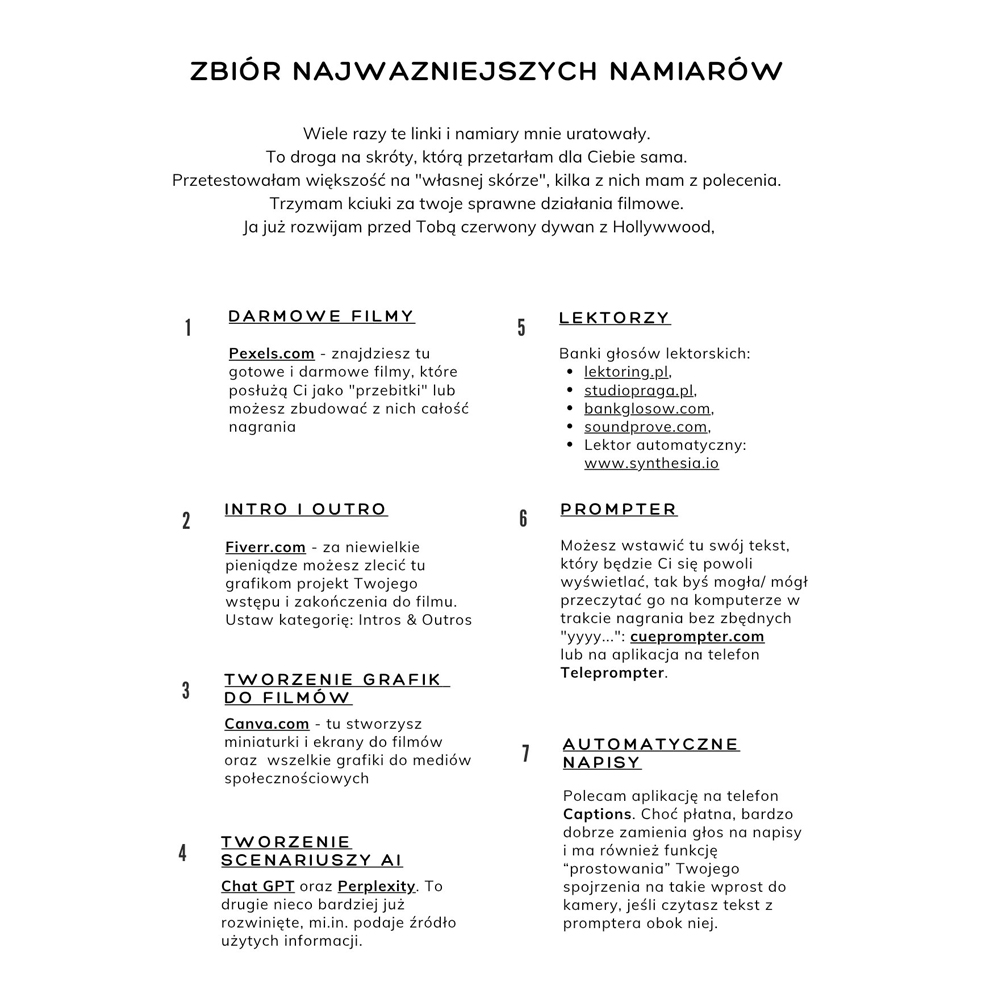 Mini - Narzędziownik filmowy