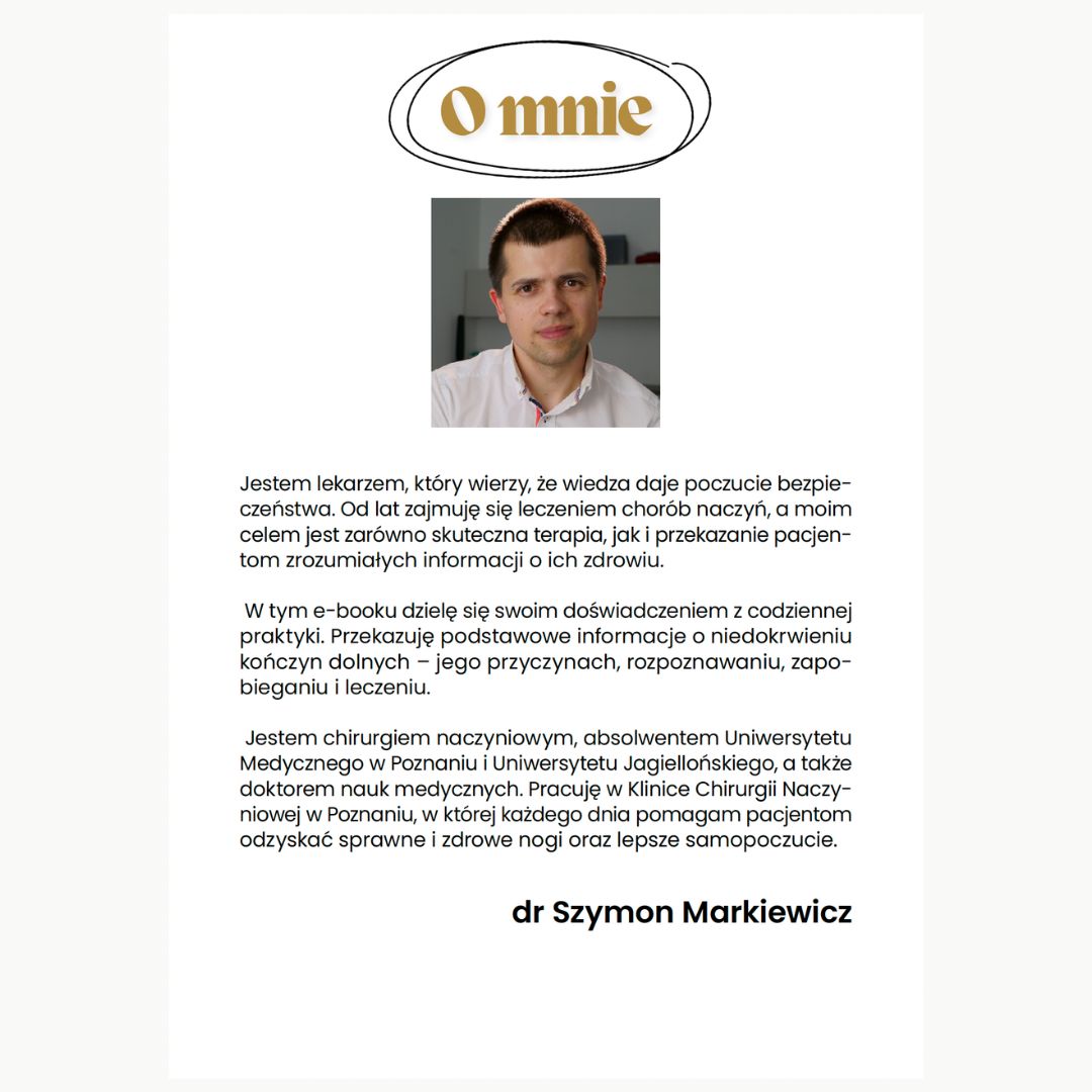 Prosto o niedokrwieniu (miażdżycy) kończyn dolnych