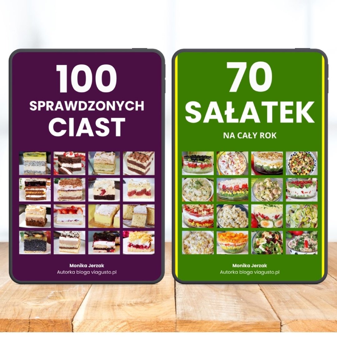 Pakiet: 70 sałatek na cały rok + 100 przepisów na ciasta