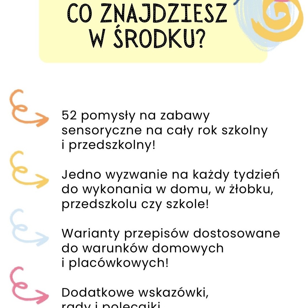 Plan Zabaw Sensorycznych na cały rok!