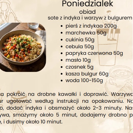 Twój idealny jadłospis 1800 kcal