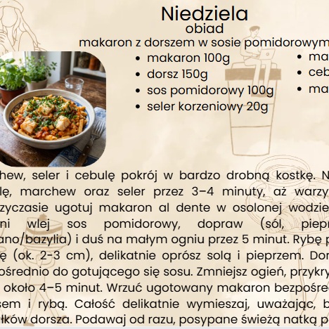Twój idealny jadłospis 1800 kcal