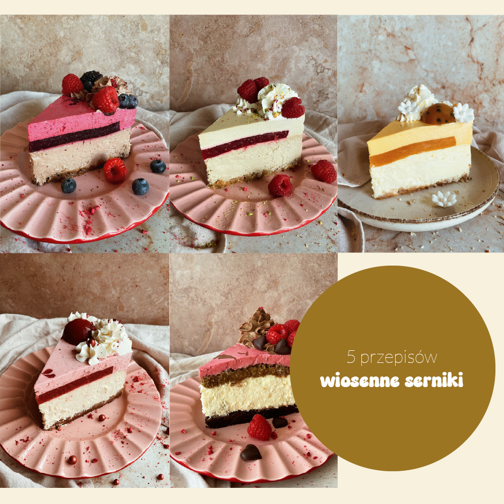Pakiet: Wiosenne serniki + Serniki baskijskie. Krok po kroku + Jesienno-zimowe serniki