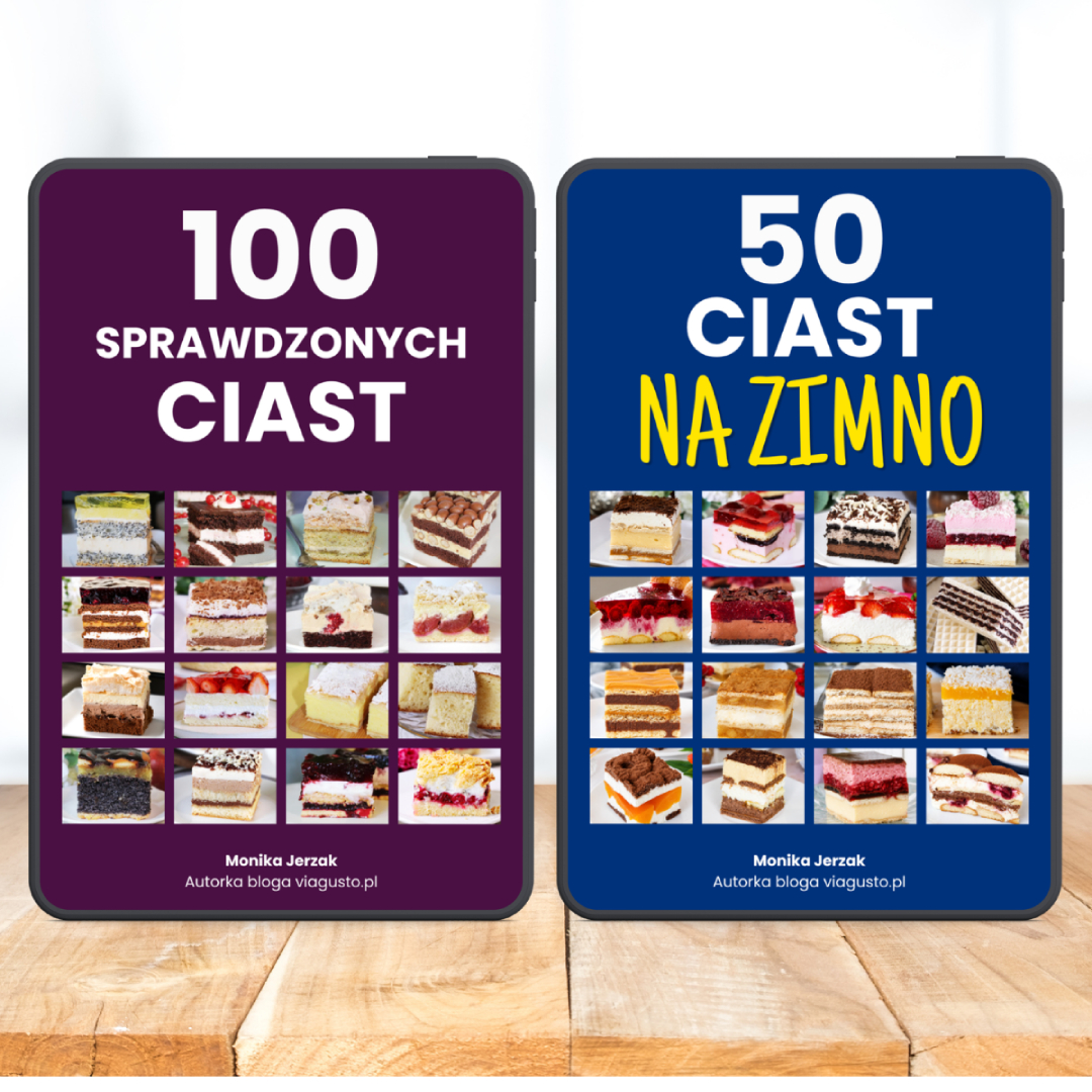 Pakiet: 50 ciast na zimno + 100 przepisów na ciasta