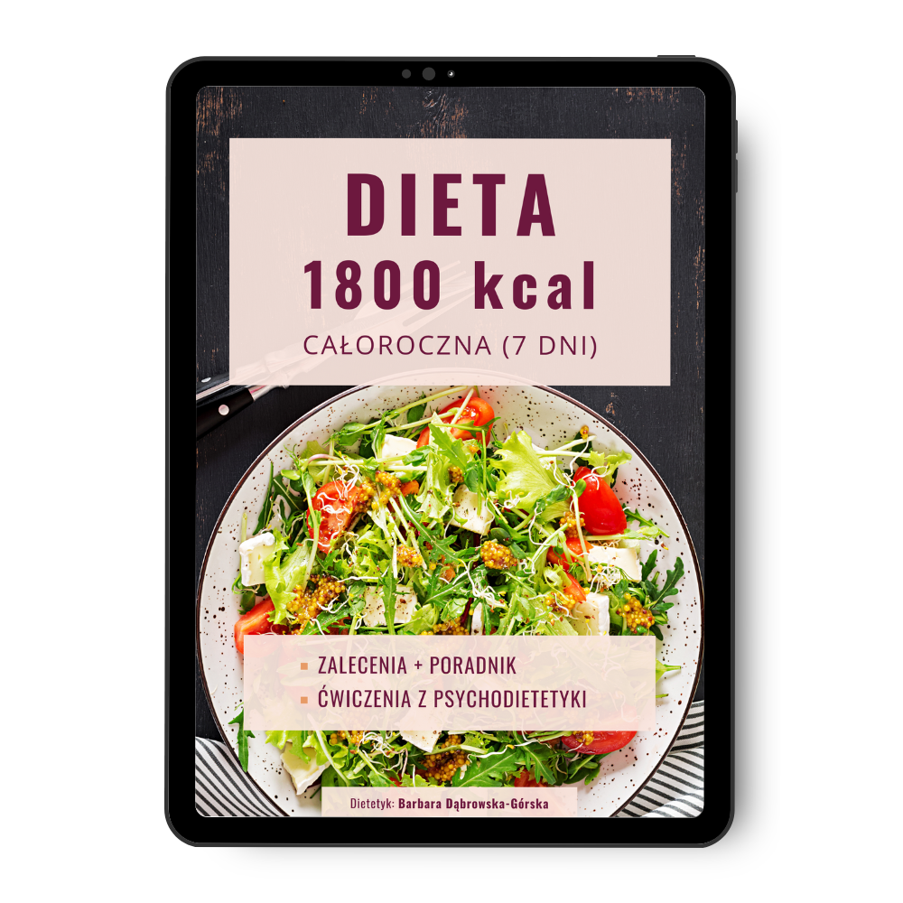 Dieta 1800 kcal. Całoroczna (7 dni)