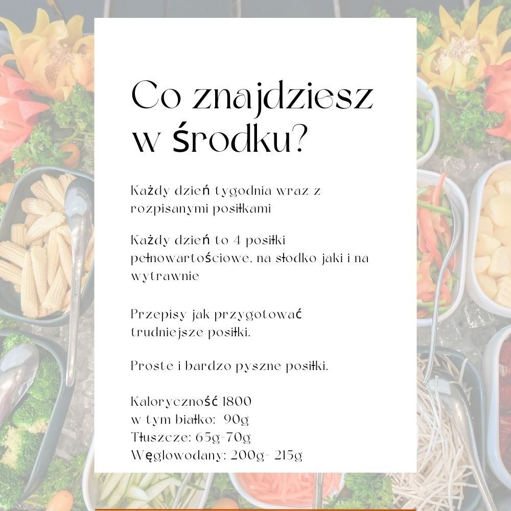 Dieta 1800 kcal, jedź i chudnij!