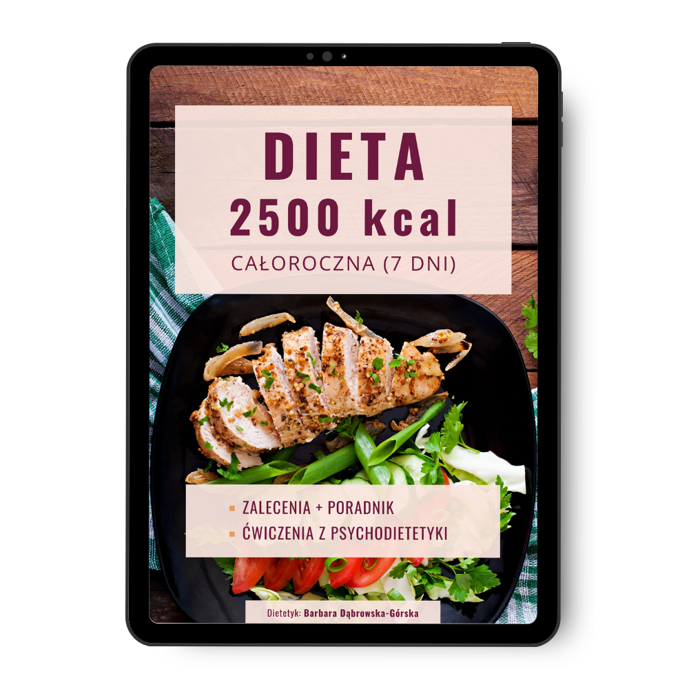Dieta 2500 kcal. Całoroczna