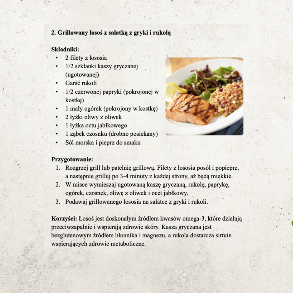 Dieta a Łuszczyca