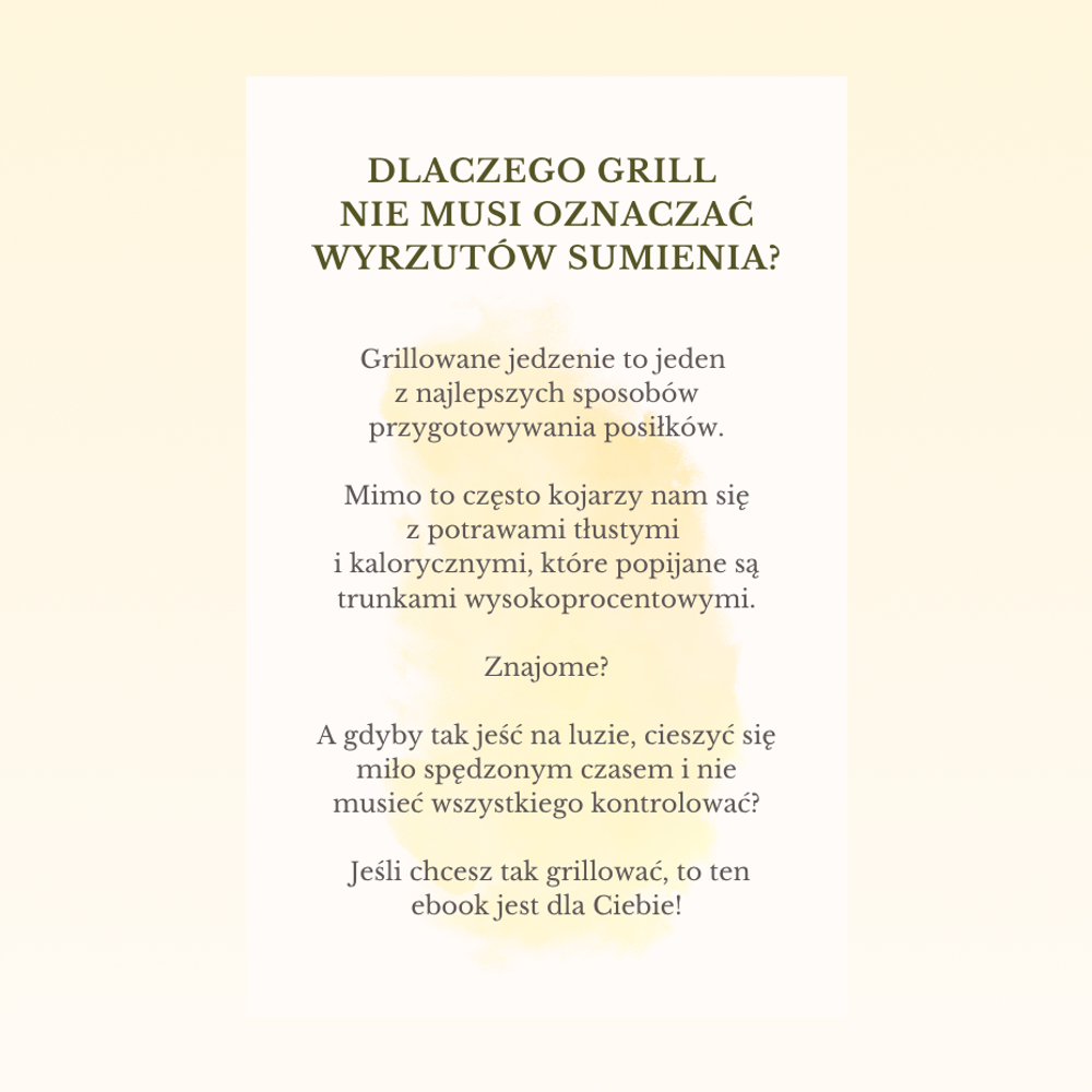 Grill bez wyrzutów sumienia