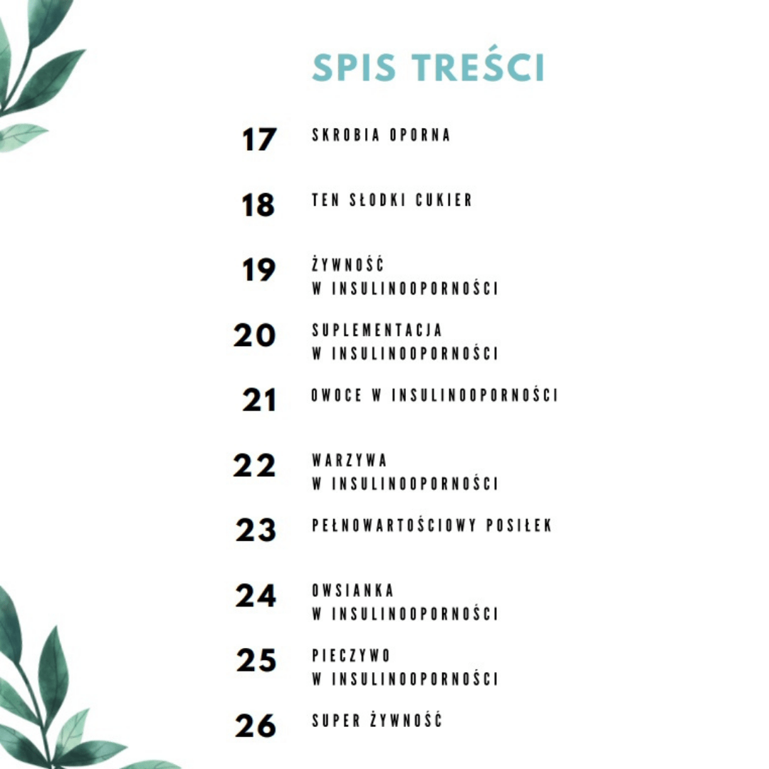 jak żyć z insulinoopornością