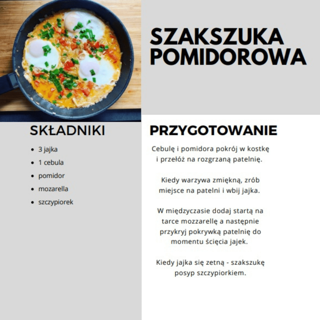 szakszuka pomidorowa – przepis