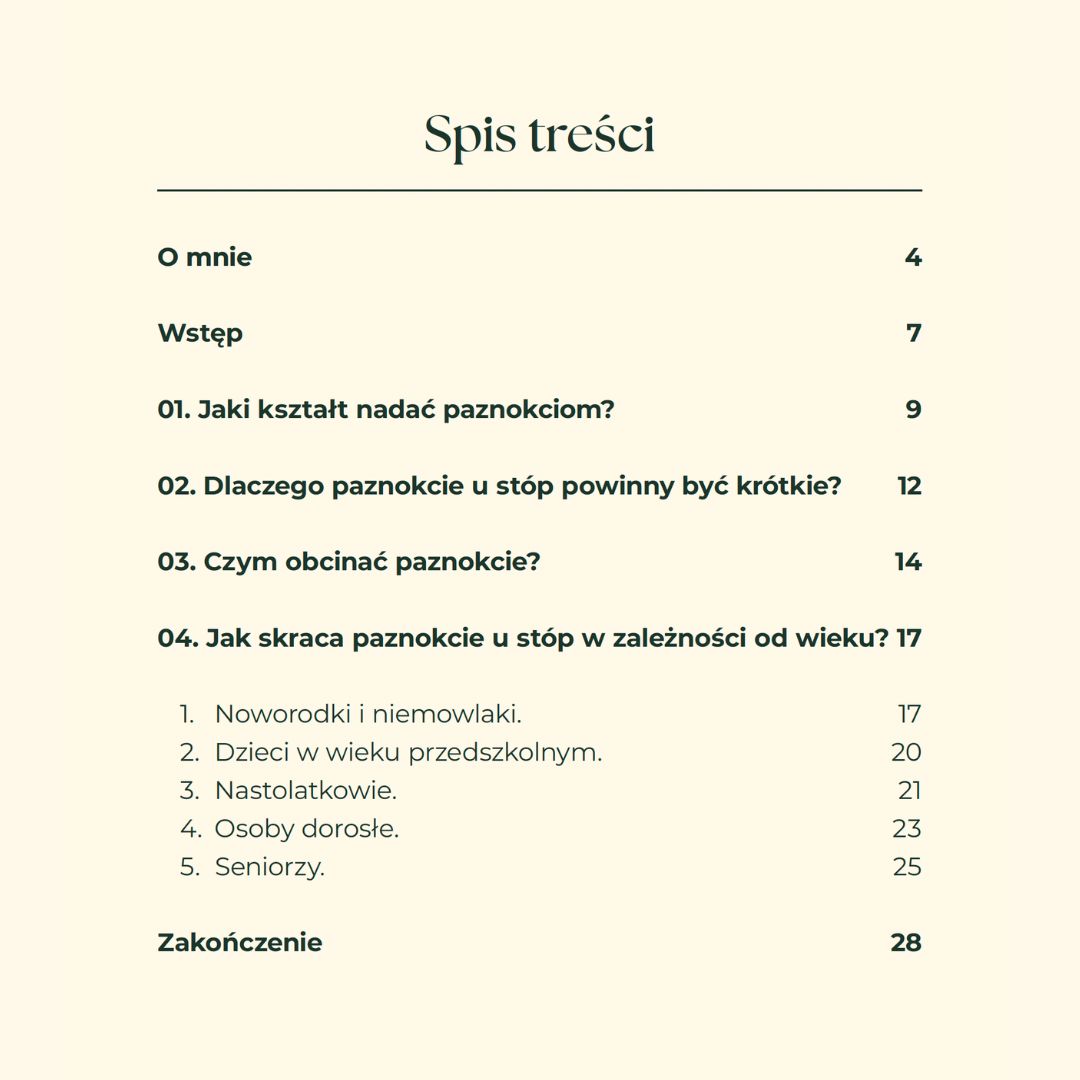 Jak obcinać paznokcie u stóp?