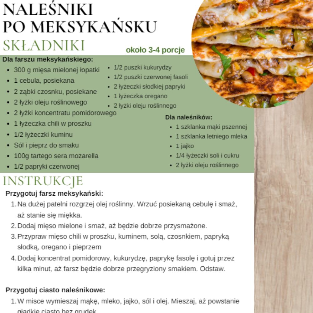 naleśniki po meksykańsku