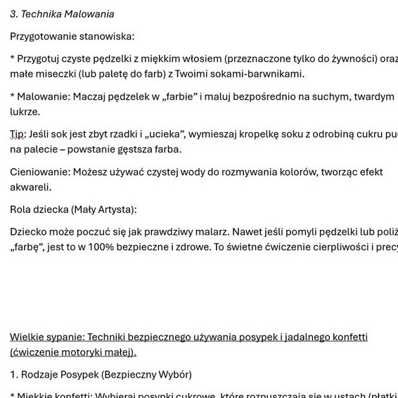 Mały świat cukiernika
