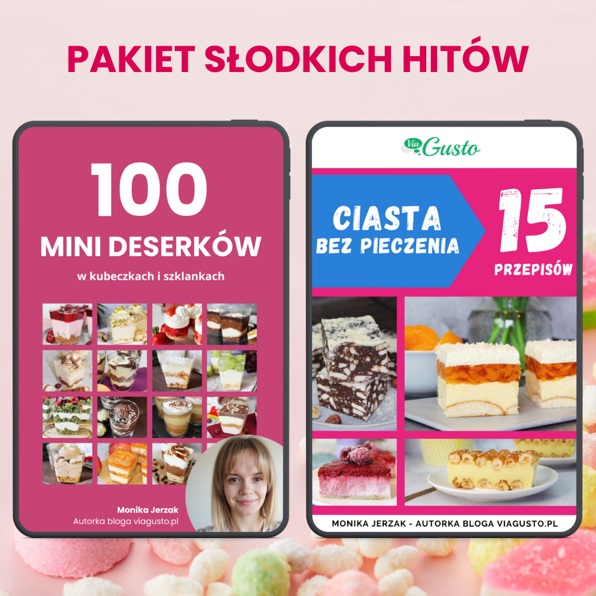 mini desery i ciasta bez pieczenia