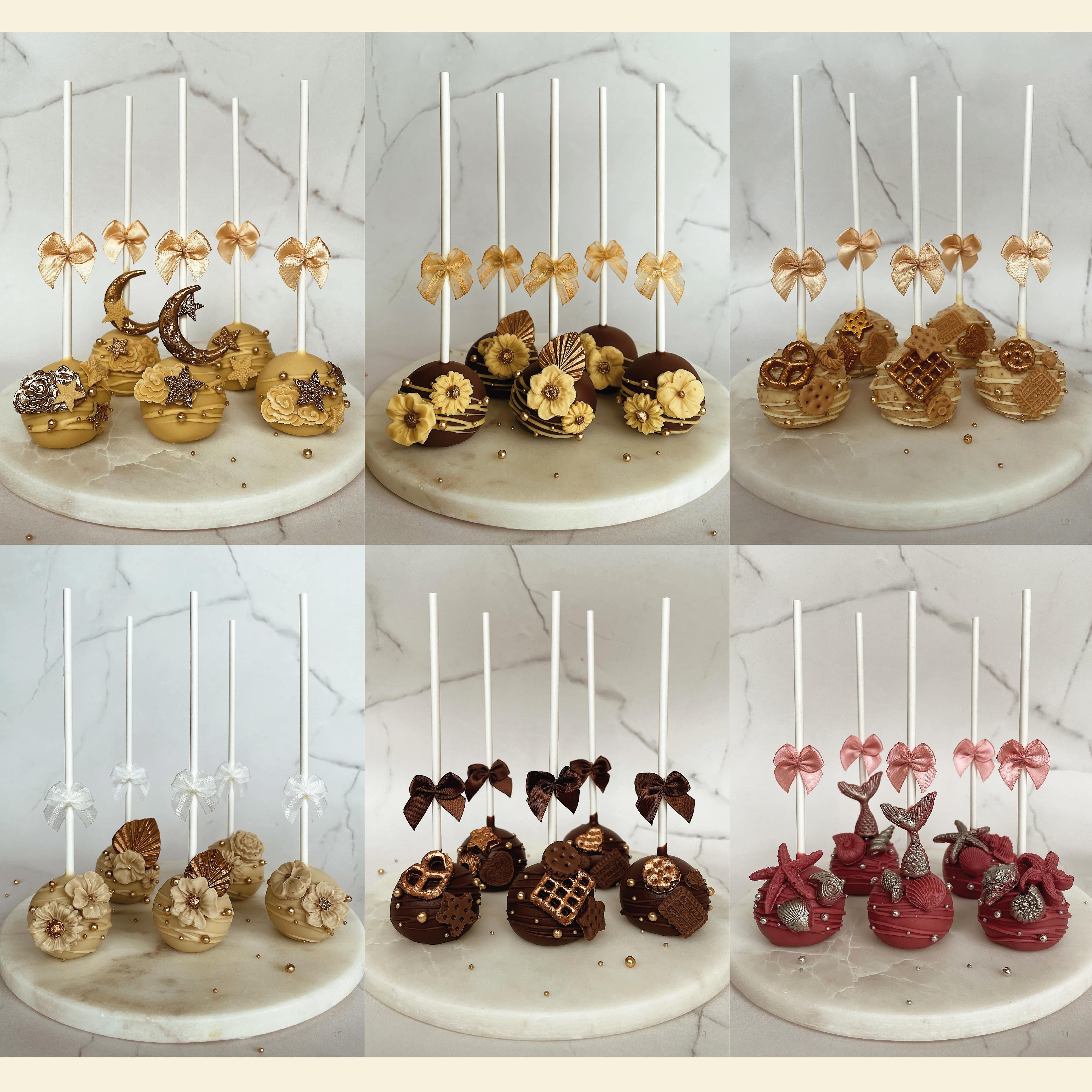 Pakiet: Cake pops na słodki stół + Cakesicles na słodki stół