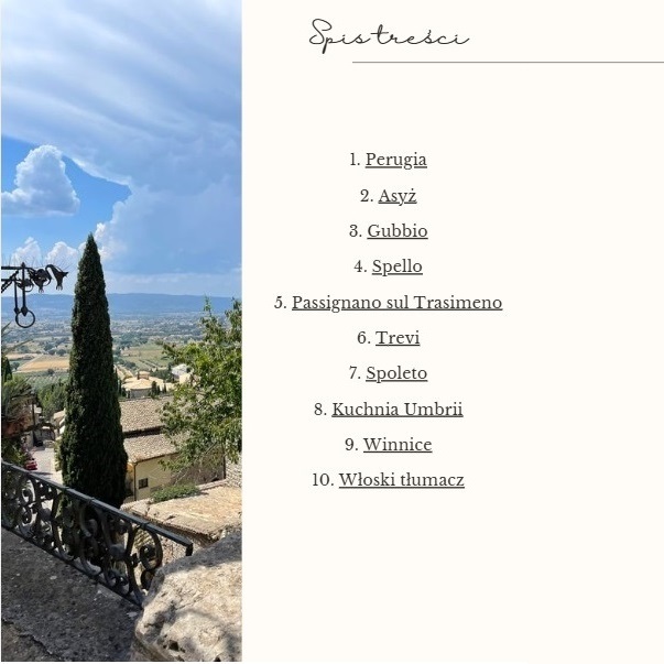 Plan na Włochy. Umbria w 7 dni