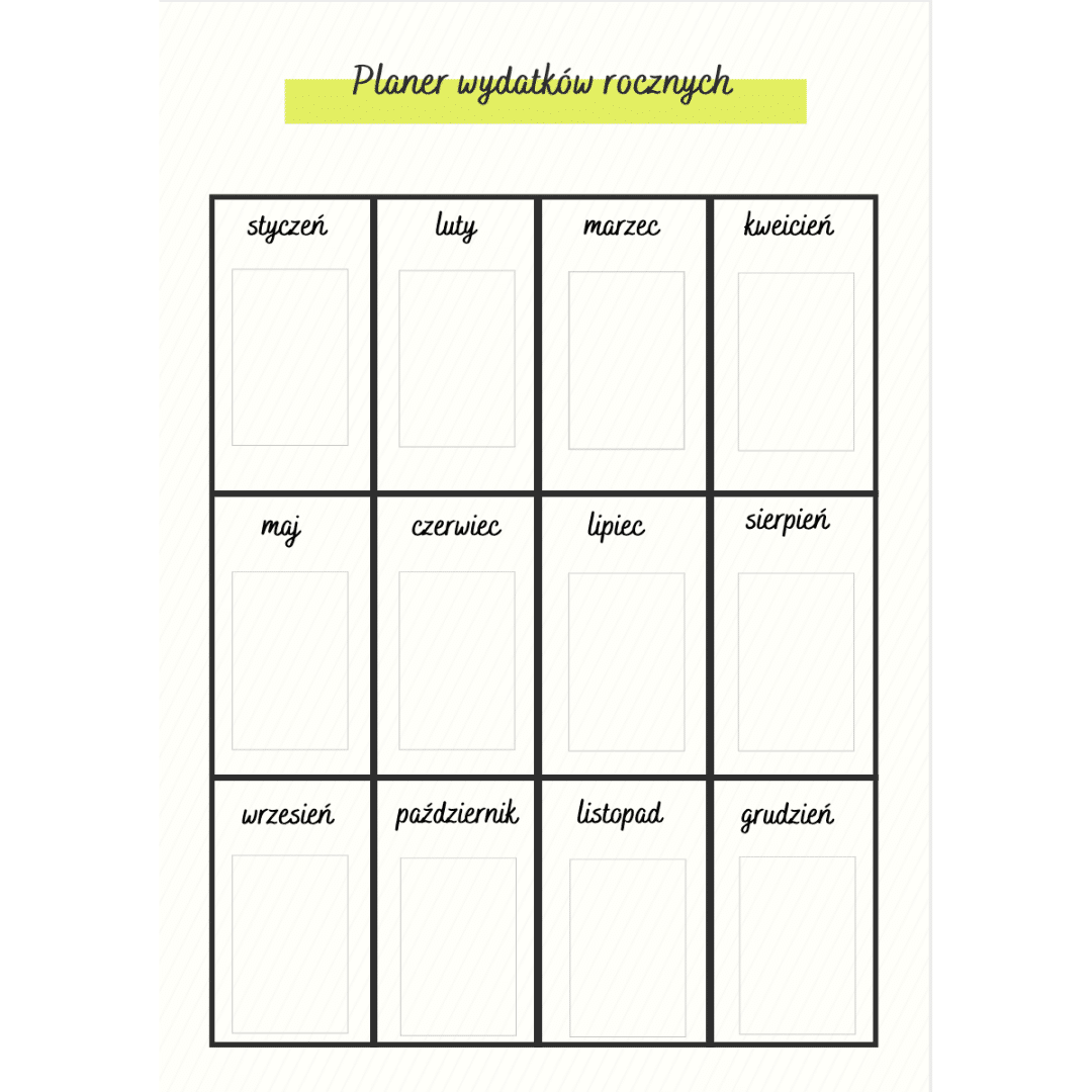 Planner budżetu