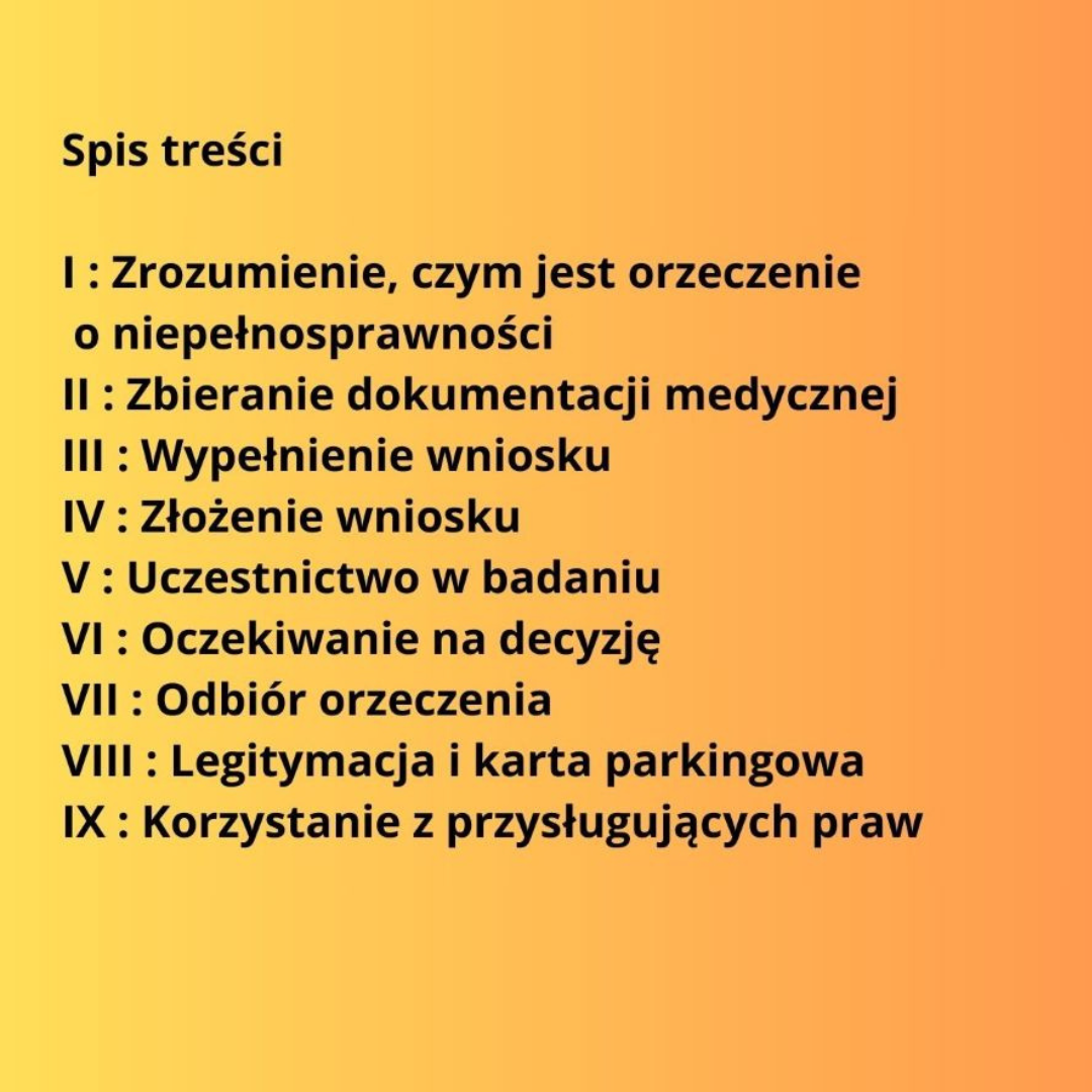 jak uzyskać orzeczenie o niepełnosprawności?
