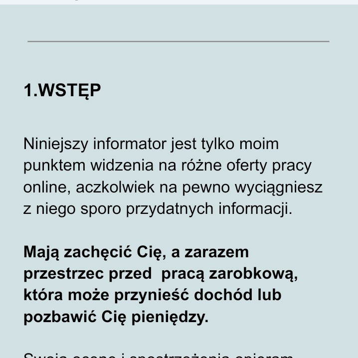 PRACA W INTERNECIE – Czyli okiem przeciętnego znawcy