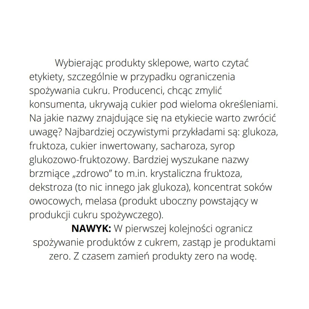 Proste nawyki żywieniowe
