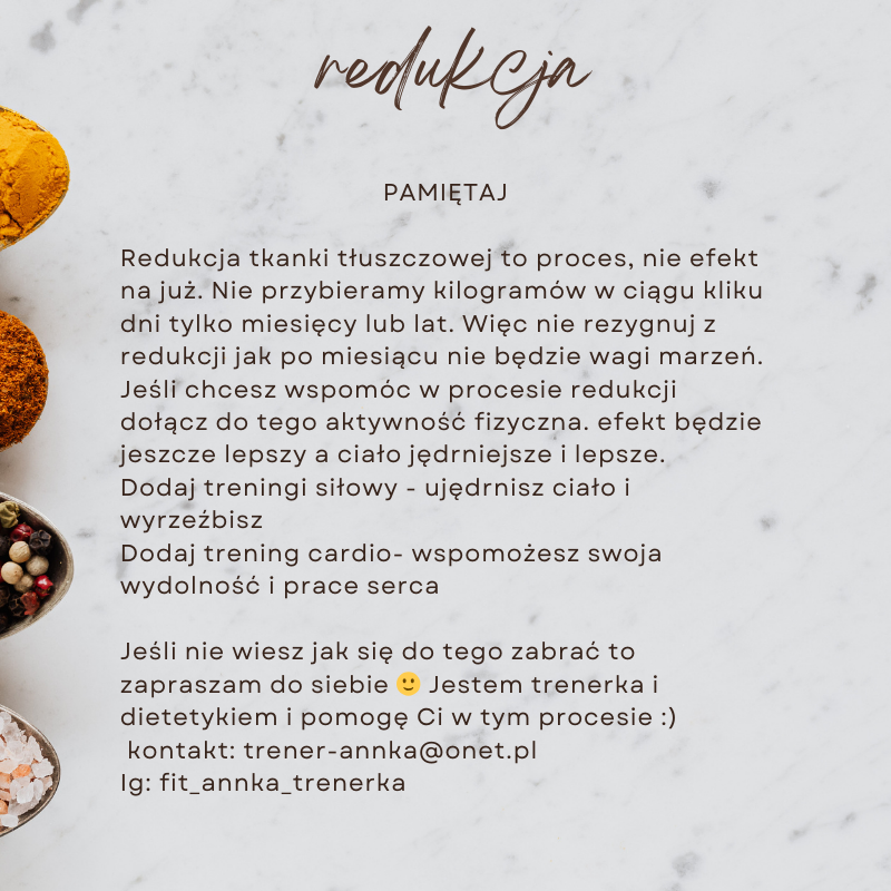 Redukcja 1700 kcal