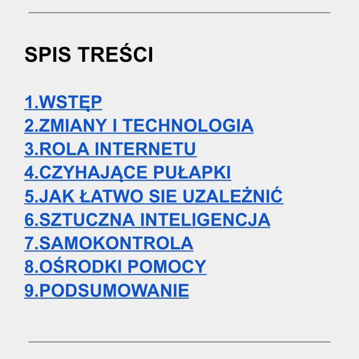 SIDŁA INTERNETU - Czy można się w nie uwikłać