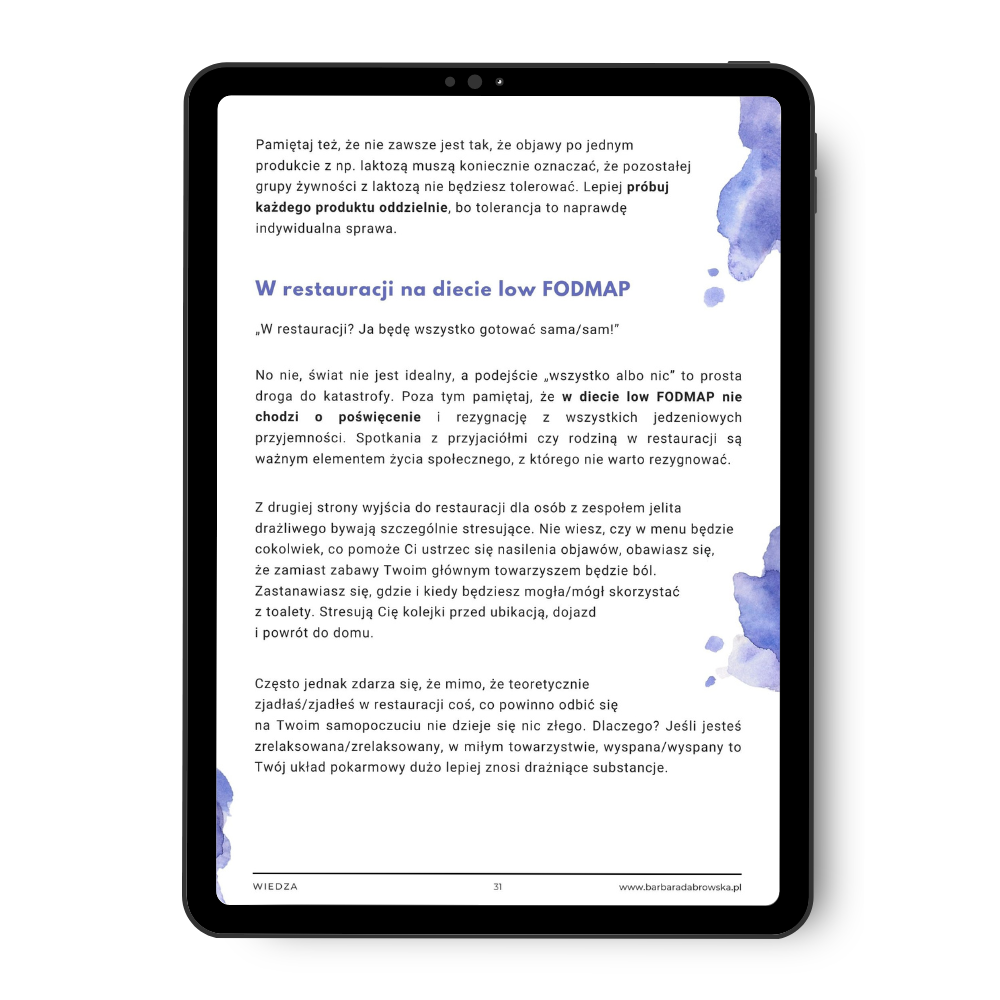 FODMAP. W restauracji