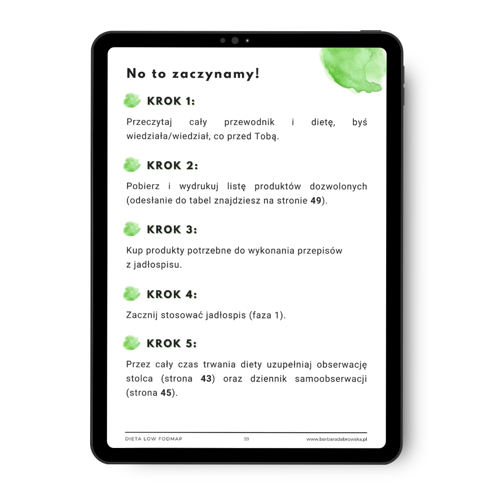 FODMAP. 5 kroków