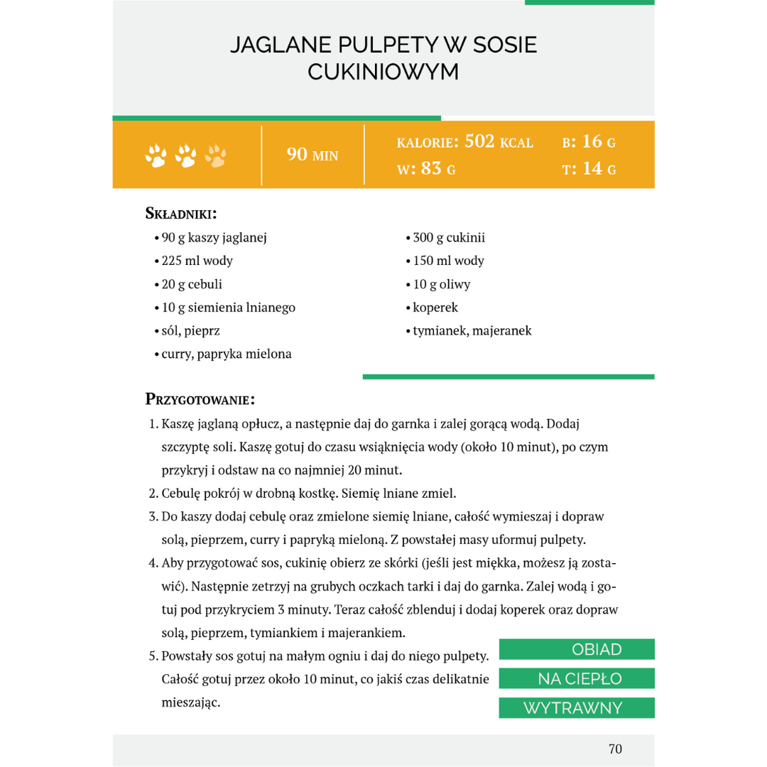 wegańskie jadłospisy