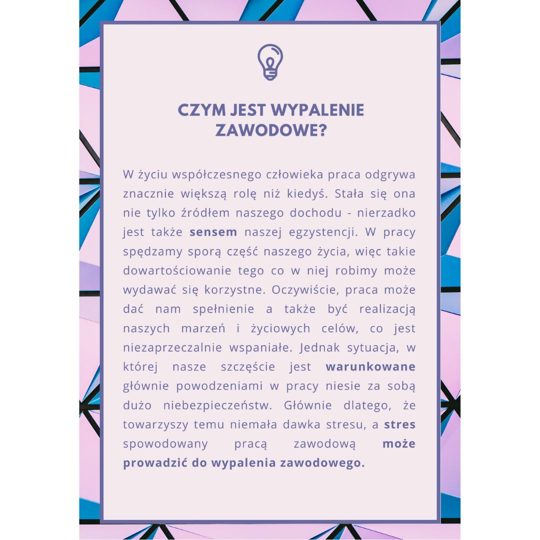 Wypalenie zawodowe – poradnik antystresowy