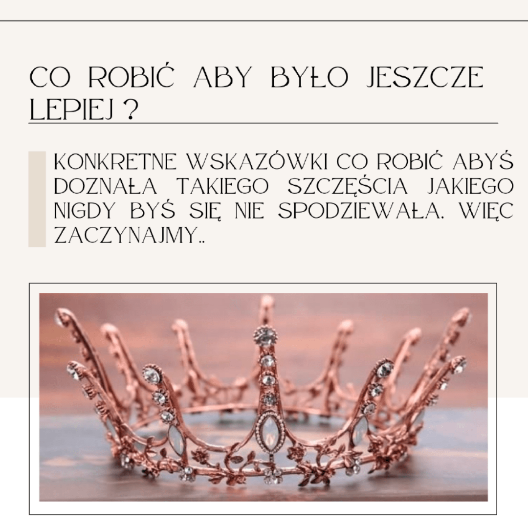 być szczęśliwą